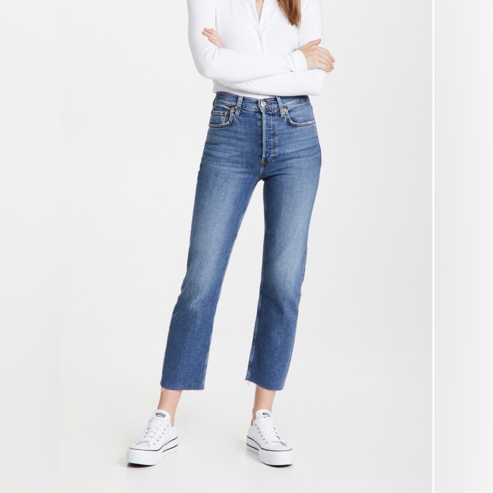 NWT Re/Done 70s Stove Pipe Jeans